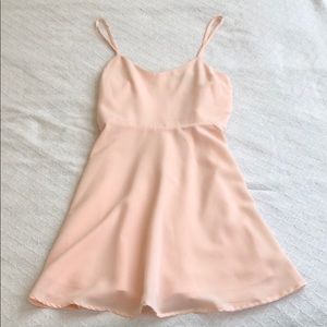Peach Colored Dirty Dancing Mock Dress